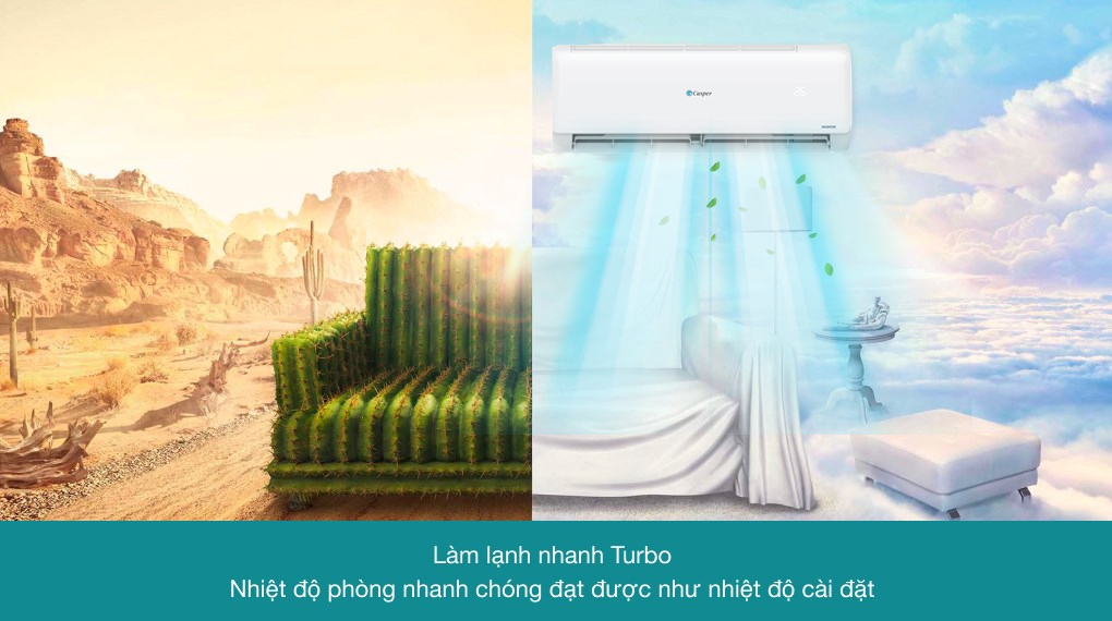 Điều hòa Casper Inverter 9000 BTU TC-09IS35 - Công nghệ làm lạnh Điều hòa Casper Inverter 9000 BTU TC-09IS35 - Công nghệ làm lạnh