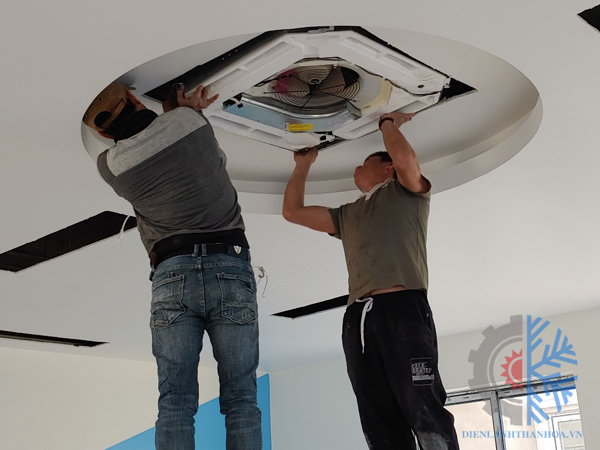 Sửa chữa điều hòa âm trần của Điện Lạnh Thanh Hóa